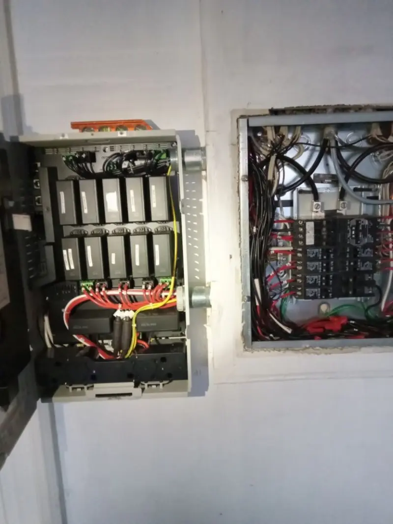 Electrical panel upgrade completed for Indoor Lighting Installation in Camanche
